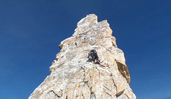 Climbing in Gonggashan