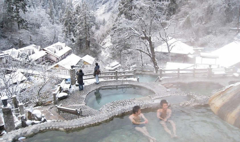 Hot Spring in Kangding