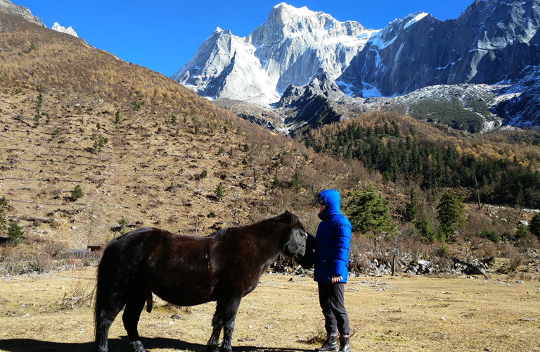 Late November at Muluozi of Changpinggou Valley of Siguniang