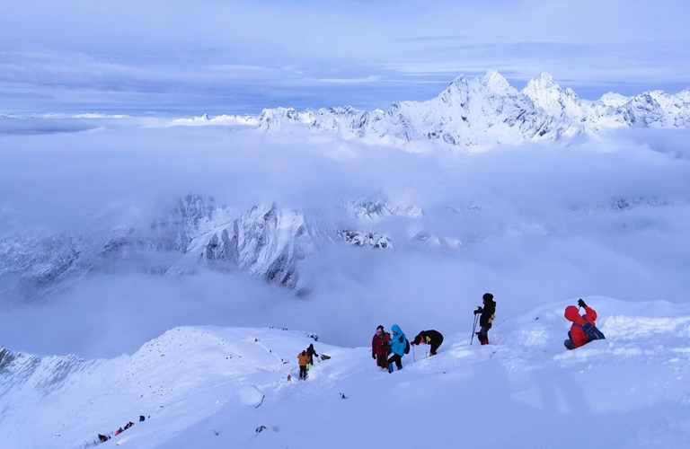 Early November at near Dafeng Summit of Mt Siguniang