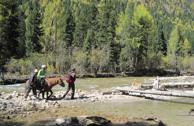 Middle October at Changpinggou Valley of Siguniang