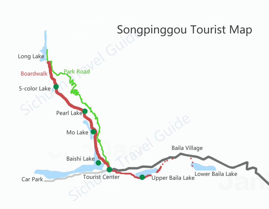 Songpinggou Map