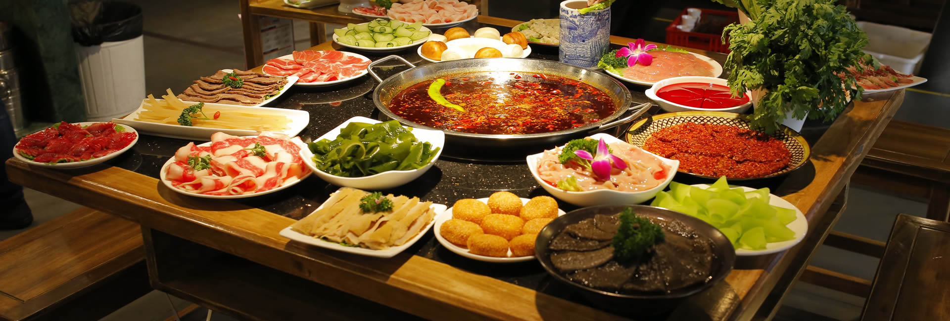 A Hot Pot Meal in Chengdu